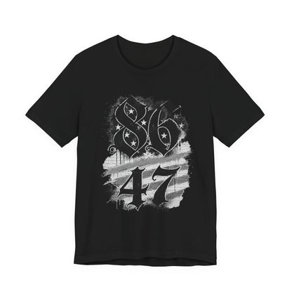 86/47 — Patriotism Is Resistance (Black & White)