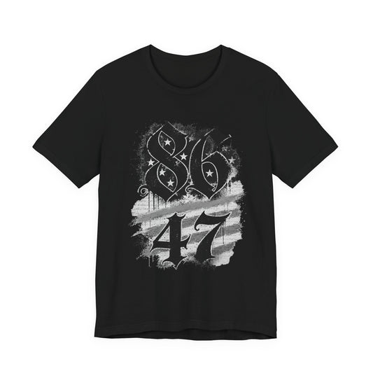 86/47 — Patriotism Is Resistance (Black & White)