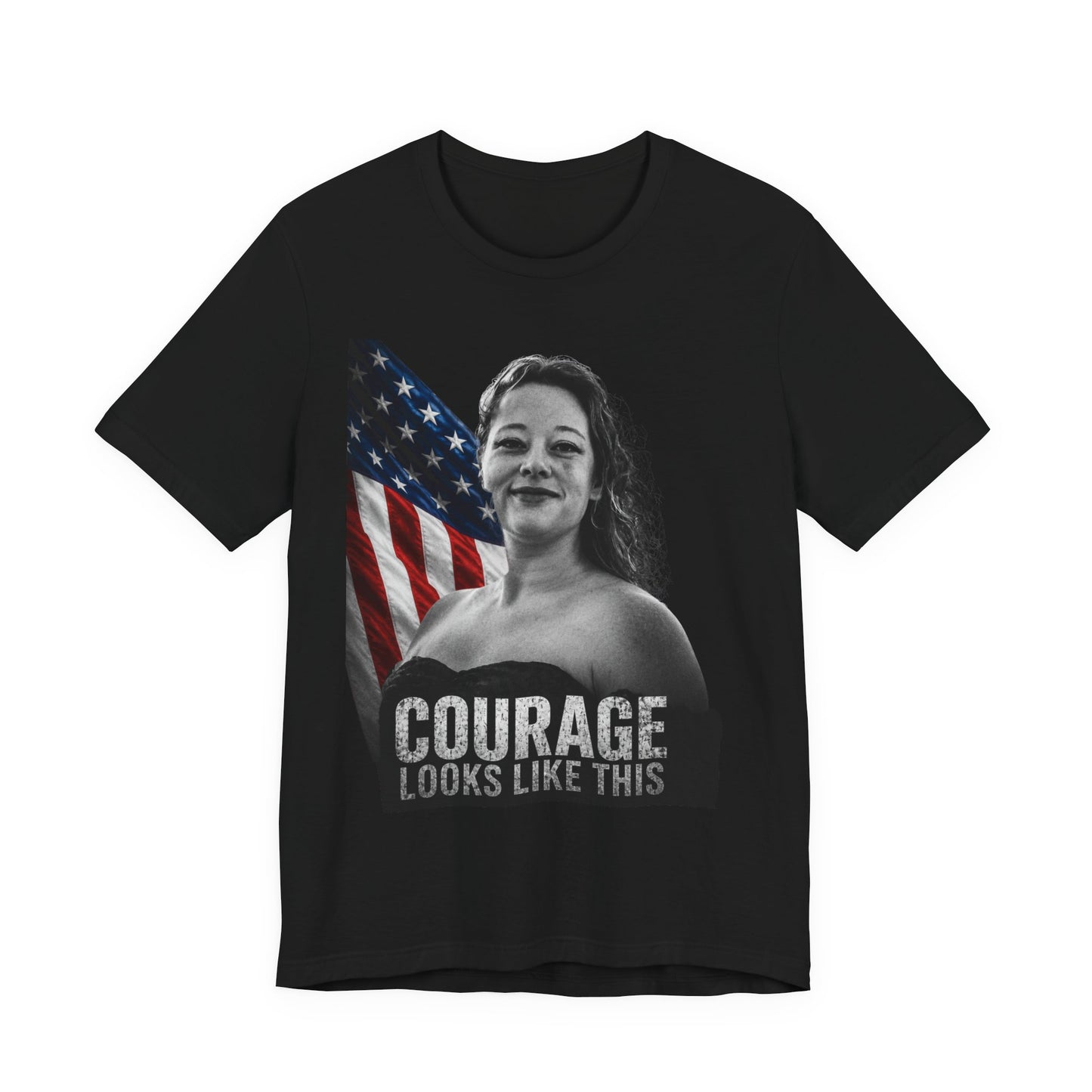 Courage Looks Like This – Patriotic Veteran Tribute Tee