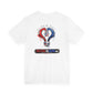 Democracy Needs Your Courage T-Shirt — Floral Civic Pride Tee
