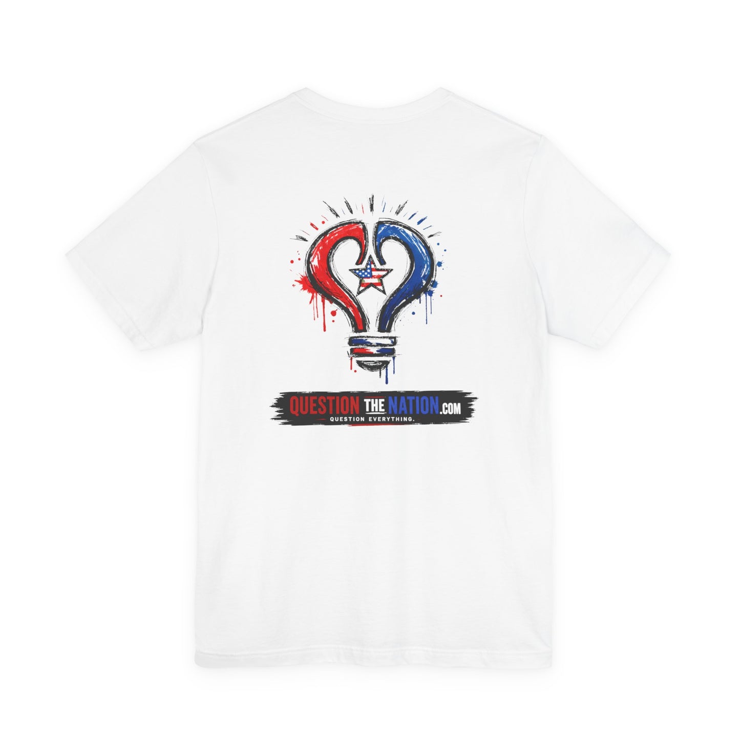 Democracy Needs Your Courage T-Shirt — Floral Civic Pride Tee