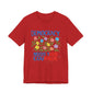 Democracy Needs Your Courage T-Shirt — Floral Civic Pride Tee